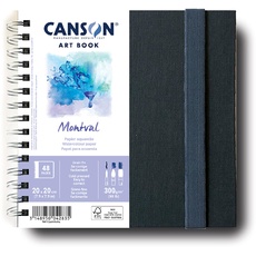 Canson C31200L004 Aquarellpapier, Papier, weiß