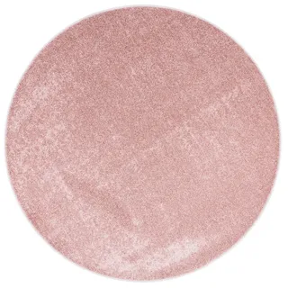 Snapstyle Luna Hochflorteppich 160 x 160 cm Rosa
