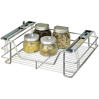 Wenko Schrankauszug Midi 51 x 18,5 x 40 cm Silber