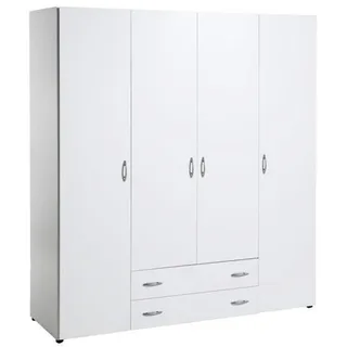 Pol-Power Drehtürenschrank Base 160 x 176 x 52 cm Weiß