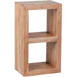 Wohnling Beistellregal 50 x 35 x 88 cm Braun