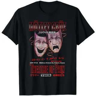 Mötley Crüe Theatre of Pain (Japan Tour) T-Shirt, Herren, Schwarz, 3XL