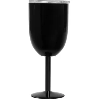 HOMLA RONNE Weinglas schwarz 360 ml - Schwarz