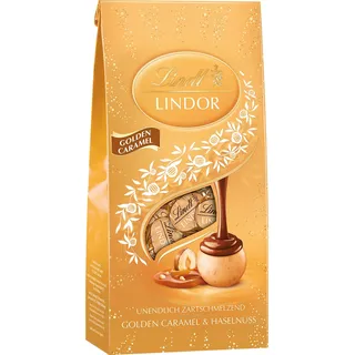 Lindt Lindor Beutel Golden Caramel & Haselnuss Pralinen 137 g