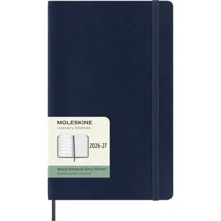 Moleskine Wochenkalender 2026/2027 Saphirblau
