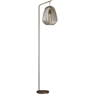 EGLO Stehlampe "ESPINAL Stehlampe - Stahl - E27 - 1X40W - IP20", bronze, 1, H: 170cm, 1 Stk., Leuchten, Standleuchte, Leselampe, Wohzimmer, Schlafzimmer, L37 x B28 x H170 cm, Stehlampe