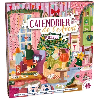 Adventskalender Puzzle Weihnachtshütte – ein Puzzle mit 1008 Teilen in 24 Boxen