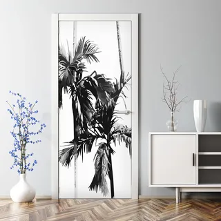 Dekorative Türaufkleber RaumDekor selbstklebend Türposter Marokkanisches einfaches Muster 70 x 200 cm