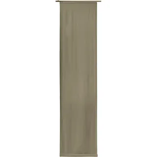 Schiebegardine WIRTH "Newbury" Gr. 2, braun (schlamm), B:57cm H:175cm, Jacquard, Baumwolle, Polyester, Gardinen, Schiebegardine, Ohne Befestigungszubehör, Breite: 57 cm