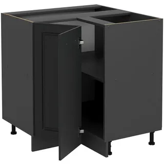 Vicco Eckunterschrank R-Line 75,6 x 81,6 x 46 cm Anthrazit Landhaus/Dunkelgrau