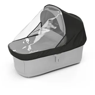 Thule Regenverdeck , Schwarz, Transparent , Textil , 6.9x27.8x15 cm , reißfest , Baby on Tour, Kinderwagen, Kinderwagenzubehör, Kinderwagen-Regenschutz & Babyschalen-Regenverdecke