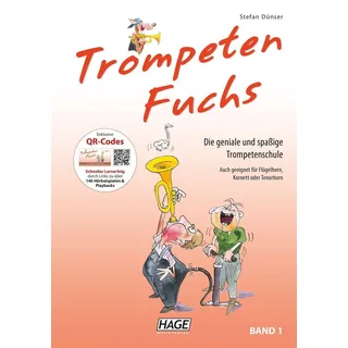 Hage Trompeten-Fuchs - Band 1 - Trompeten-Schule mit Online QR-Codes - 9783866260788