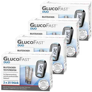 Glucofast Duo Blutzucker-Teststreifen Teststreifen 200 St