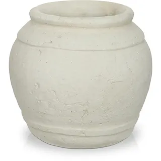 Rustikale Vase 15cm Vintage Vase Deko Landhausstil Blumenvase Antik