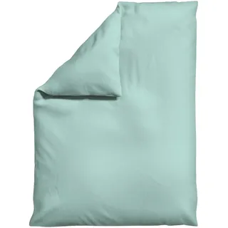 Schlafgut Bettdeckenbezug , Türkis , Textil , Uni , 155x220 cm , Textiles Vertrauen - Oeko-Tex®, AZO-frei, Bsci, Oeko-Tex® Standard 100, Oeko-Tex® Made IN Green , pflegeleicht, atmungsaktiv, bügelleicht, schadstoffgeprüft, weiche und anschmiegsame Oberfläche, bio , Heimtextilien, Bettwäsche & Leintücher, Bettwäsche, Jersey-Bettwäsche