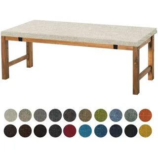 Aselbia Bankauflage Sitzkissen 80X30X5CM,Waschbare Rutschfestes Bankkissen Sitzauflage Bequeme Bankpolster für Bank, Fensterbank, Gartenmöbel, Terrasse, Drinnen,Beige