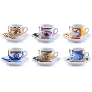 Zeller Espressotasse 0,05 l Bunt 6 St.