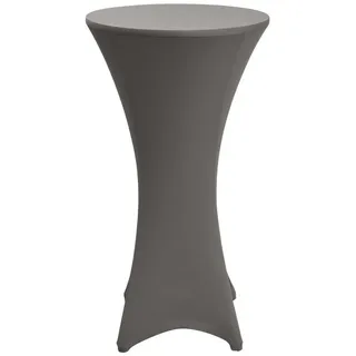 Beautissu Stehtischhusse Stella Stretch Anthrazit