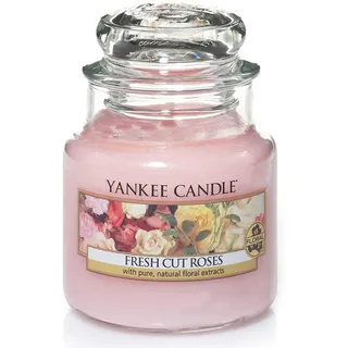 Yankee Candle Fresh Cut Roses Duftkerze 104 g rosa