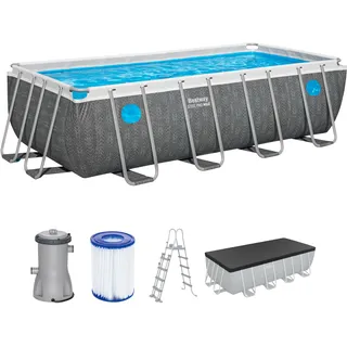 Bestway Splashview Pool-Set, rechteckig, 4,88 m x 2,44 m x 1,22 m