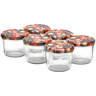 VAN WELL Wildberries Einmachglas 230 ml 6 St.