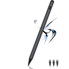 Stylus Stift für Touch Screens POM Feder Magnetic Tablet Stift Type-C Tablet Stylus Pen Kompatibel mit Pad/Pad Pro/Samsung/Lenovo/und Anderen iOS/Android Smartphone und Tablet Geräten (Schwarz)