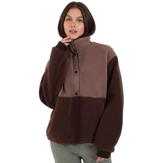 Hurley Comfort Fleece mit halbem Reißverschluss Bronze M