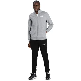 PUMA Herren Clean Sweat Suit FL Trainingsanzug Jogginganzug 585841 Grau, Bekleidungsgröße:XL