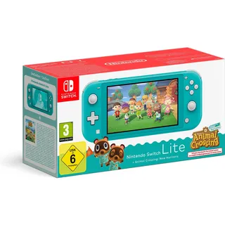 Switch Lite türkis + Animal Crossing: New Horizons Bundle