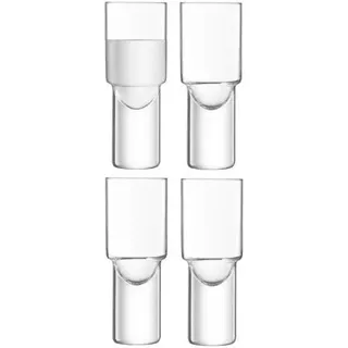 LSA International Vodka Schnapsgläser, Glas, Clear, 4.5 cm, 4