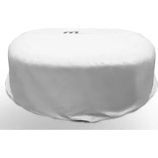 Mspa Whirlpool Abdeckung | 195x100x70cm - Abdeckhaube für 2 Personen Pool - Cover - Schutzhülle - Abdeckplane - Robust - Wärmespeicher - Nylon (Weiß)