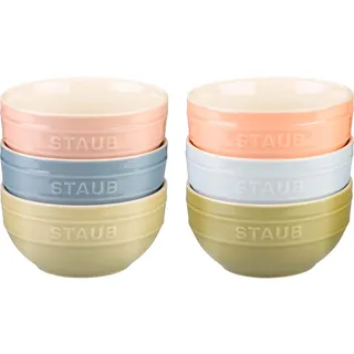 Staub Schüssel Set 14 cm Mehrfarbig 6-tlg.