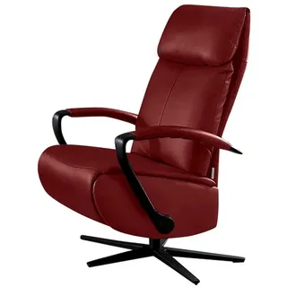 W.Schillig Relaxsessel Leder 68 x 113 x 83 cm Rot