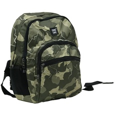 Grüner Camouflage-Rucksack (43 x 32 x 14)