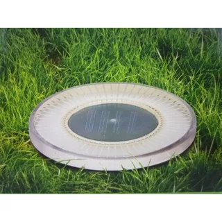 Solar Bodenleuchte rund mit 4 LED