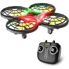 Loolinn | Drohne für Kinder - Mini Drohne, RC Quadrocopter mit Antikollisionstechnologie / 360° Flips/Handgesteuerter Modus / 20 Minuten Flugzeit