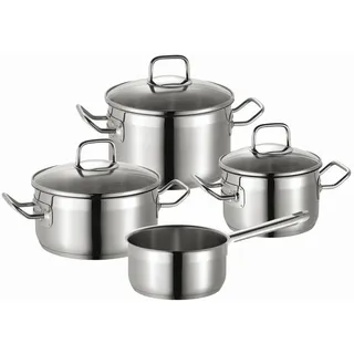 Schulte-Ufer Topf-Set 4-tlg. Bratentopf + Fleischtopf + Stieltopf + Deckel