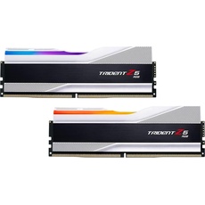 Bild von Trident Z5 RGB silber DIMM Kit 32GB, DDR5-6400, CL32-39-39-102, on-die ECC (F5-6400J3239G16GX2-TZ5RS)