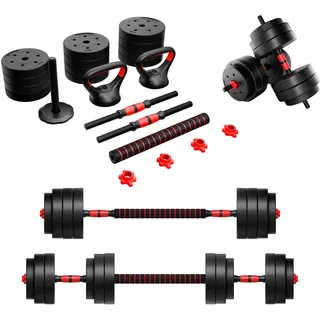 athler Lion 25 Hantelset 20 kg verstellbar schwarz