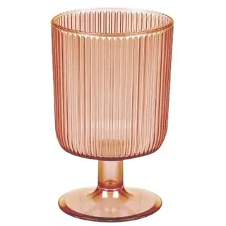 Urban Living Samba Standglas, Kunststoff, 300 ml, Durchmesser 7,7 cm x Höhe 12,2 cm, Terracotta