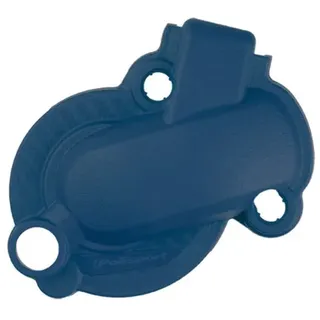 POLISPORT 8485000003 - Wasserpumpenschutz Hartschale mit sehr widerstandsfähiger und schlagfester Kompatibel mit Motorrädern HUSQVARNA in Farbe Blau