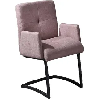 exxpo - sofa fashion Freischwinger Stoff lila