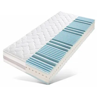 Gelschaummatratze HN8 SCHLAFSYSTEME "Dynamic Gel CS" Gr. 4, weiß, B:140cm H:26cm L:200cm, Bezug: 100% Polyester, Matratzen, Gelschaummatratze, optimale Körperunterstützung dank Gelschaum & ideale Luftzirkulation