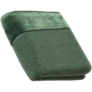 Vossen Handtuch , Grün , Textil , Uni , 50x100 cm , Made in Austria, Oeko-Tex® Standard 100 , saugfähig, Aufhängeschlaufe, angenehm weich, hochwertige Qualität, Bordüre, schadstoffgeprüft , Heimtextilien, Badtextilien, Handtücher