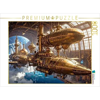 Calvendo Puzzle Umsteigestation für Planeten-Shuttleschiffe 1000 Teile Lege-Größe 64x48cm Foto-Puzzle für glückliche Stunden