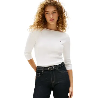 Tommy Hilfiger New Cody Slim 3/4-arm T-Shirt Nos Ecru L