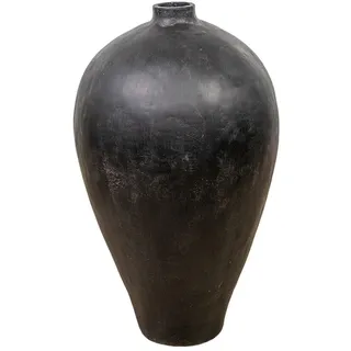 Alexandra House Living Bodenvase Schwarz, Keramik, 55 x 105 x 55 cm