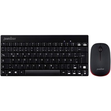 Bild von PERIDUO-712 Wireless Tastatur DE Set schwarz (11262)