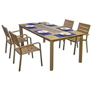 Garden Pleasure Florence Set 5-tlg. Braun