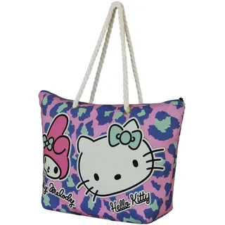 Karactermania Hello Kitty Safari Strandtasche Rosa